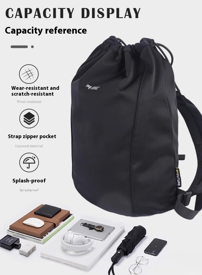 myfuture Double-shoulder backpack Sports-style business casual bag Camping, hiking & mountaineering backpack Unisex travel bag - Image 2