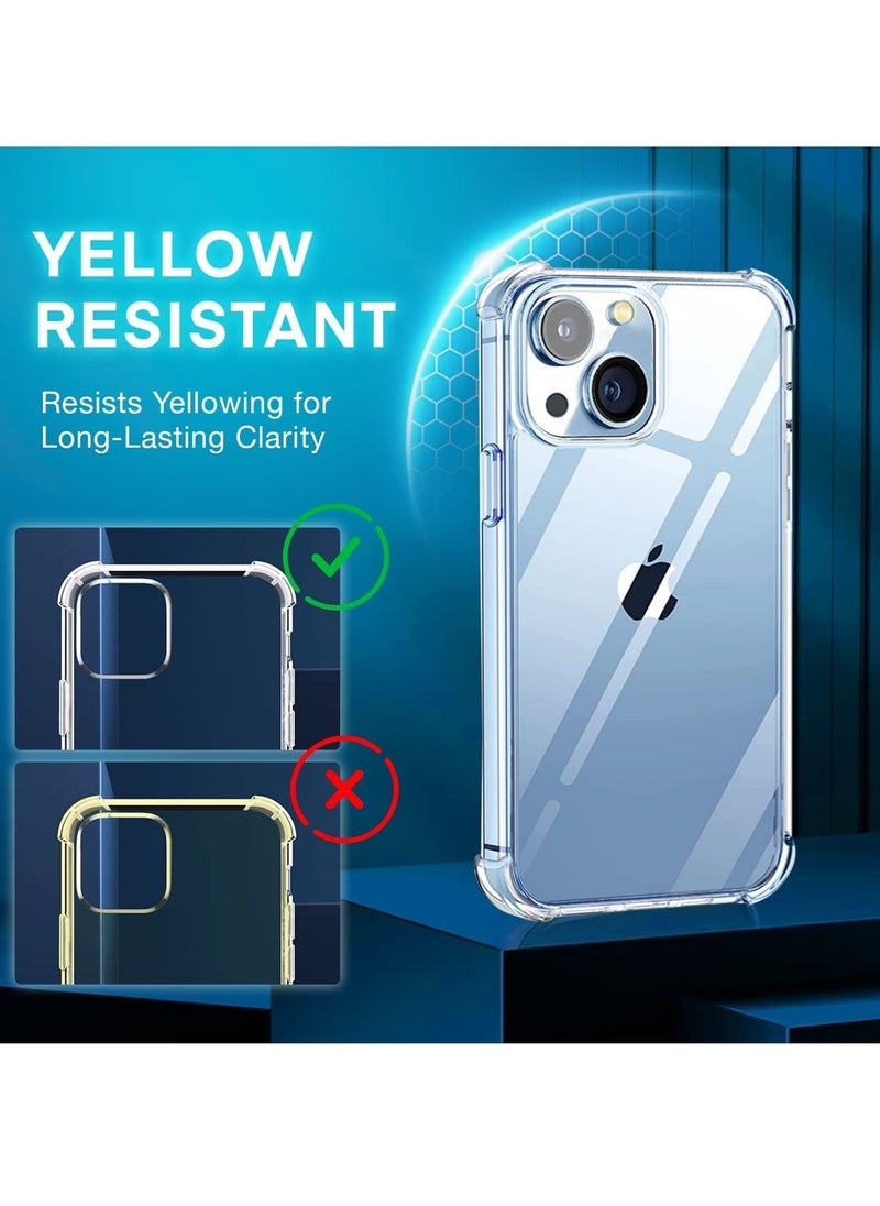 Clear Case for iPhone 14 Plus 6.7 inch Anti Scratch Shock Absorption 2022 iPhone 6.7 inch Case Reinforced Corner Protection Bumper Crystal Clear