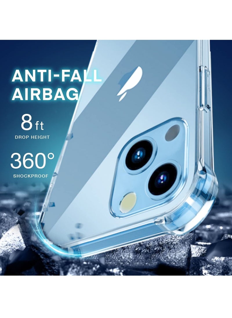 Clear Case for iPhone 14 Plus 6.7 inch Anti Scratch Shock Absorption 2022 iPhone 6.7 inch Case Reinforced Corner Protection Bumper Crystal Clear