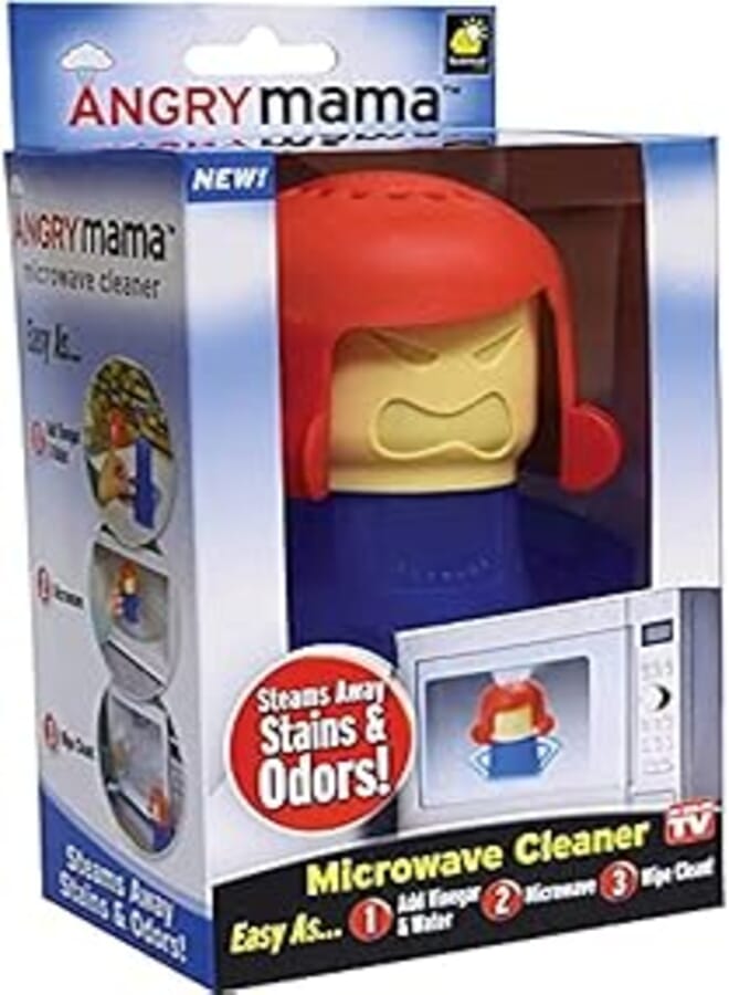 Angry mama microwave cleaner