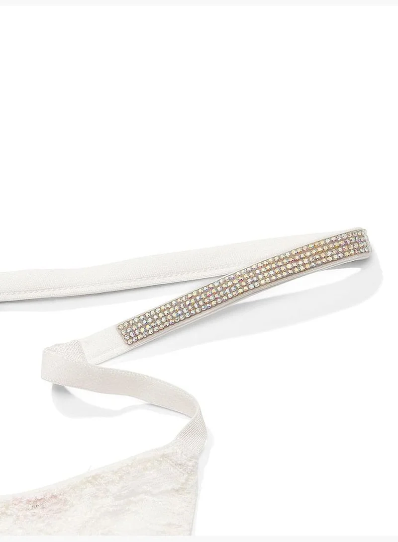 Victoria's Secret Shine Strap Lace V-String Panty