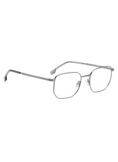 HUGO BOSS نظارة شمسية معدنية للرجال على شكل مستطيل BOSS 1633 42 - مقاس العدسة: 42.4 مم - روثينيوم  - Image 2