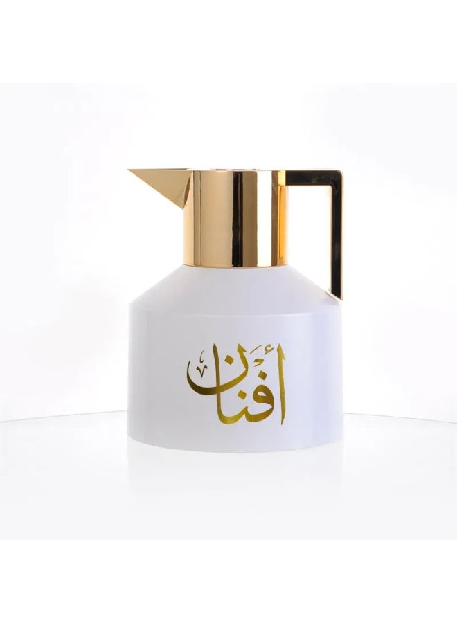 Lamuda Afnan 1 liter white with a golden cover