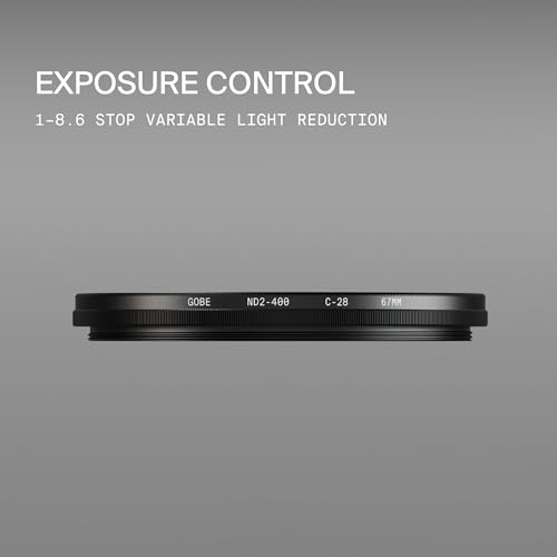 Gobe 67mm ND2-400 Variable ND Lens Filter (Pro) - Image 3