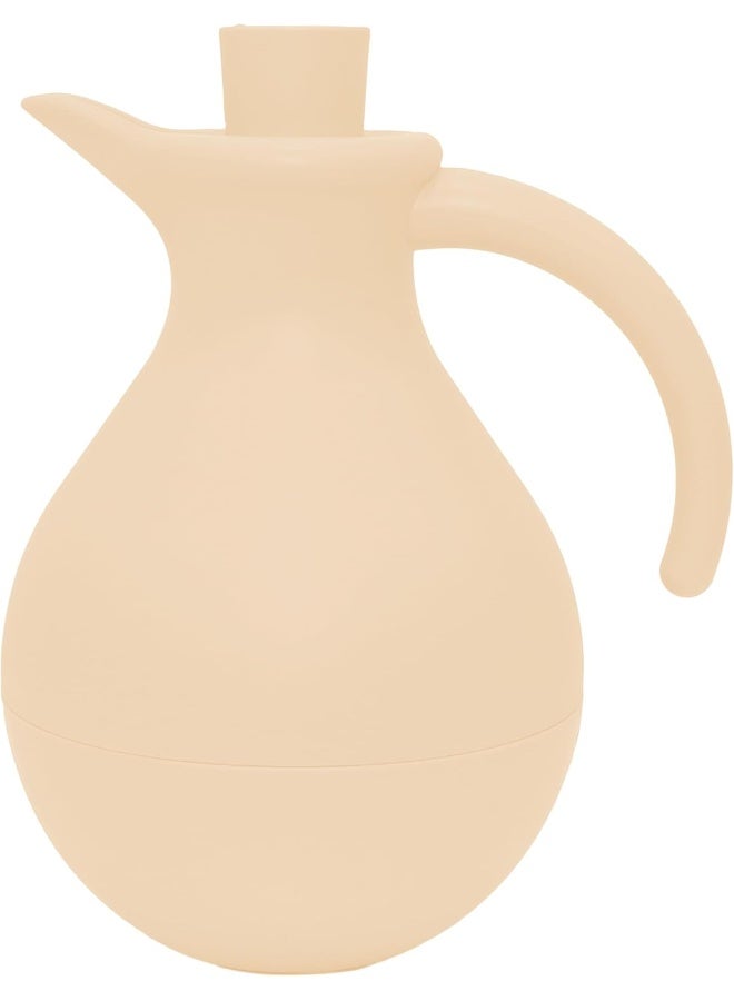 BS B&S Beige Vacuum Flask | 1.0Ltr Insulated Thermos Flask - Image 1