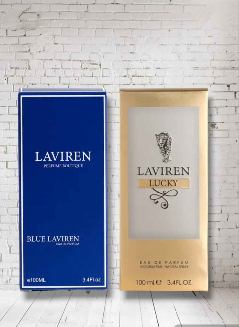 Laviren A set of Laverine Blue and Lucky Yellow perfume 100 ml - Image 1