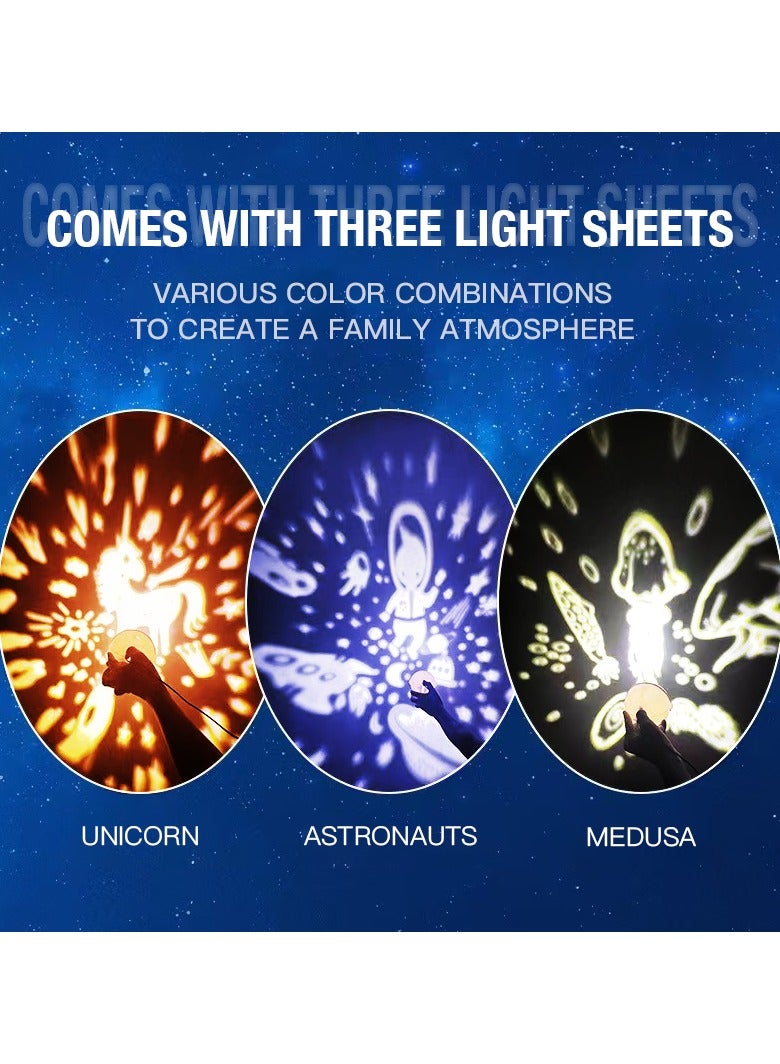 milkyway MiNi Astronaut Projector Night Light, Astronaut Nebula Ceiling LED Lamp, Kids Room Decor Aesthetic - Image 2