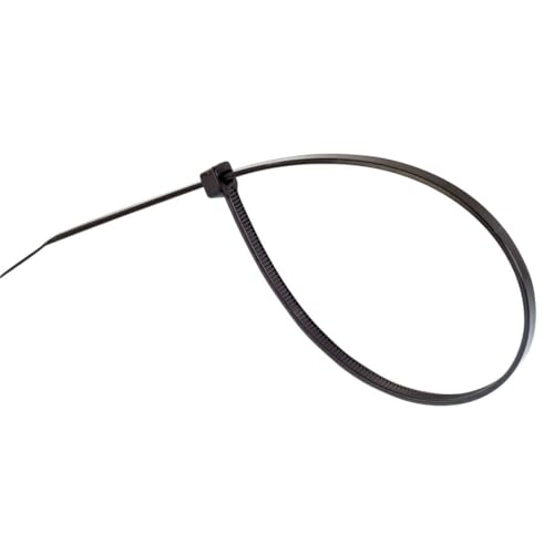 GTSE 11 Inch Black Zip Ties, 100 Pack, 40lb Strength, UV Resistant Long Nylon Cable Ties, Self-Locking 11" Tie Wraps - Image 3