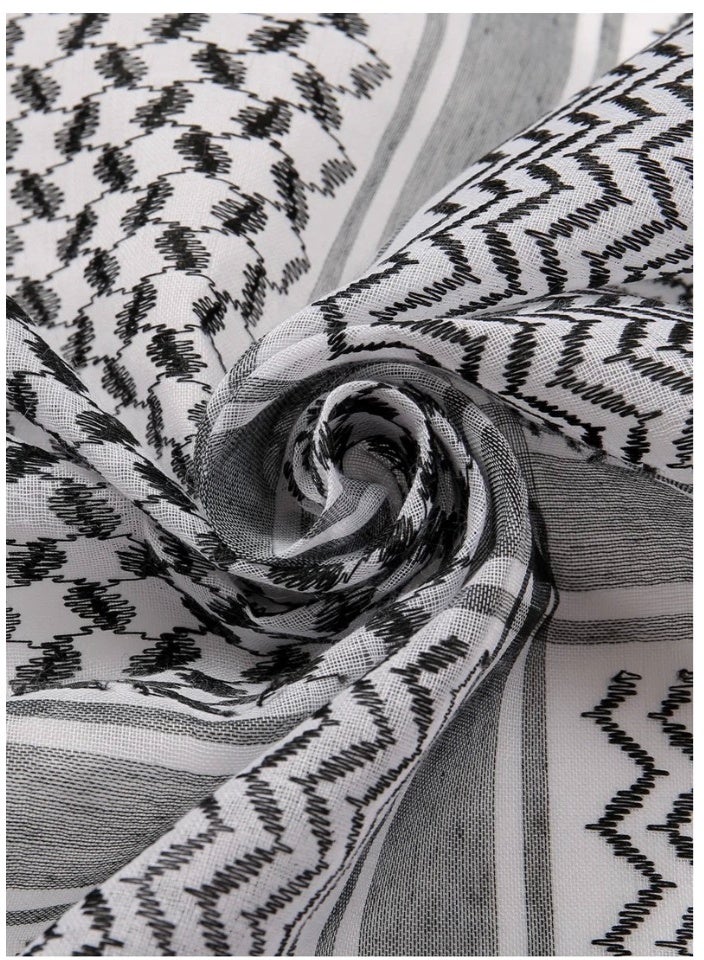 شال شماغ عربي للرجال - كوفية - وشاح صحراوي من الشرق الأوسط - Image 3