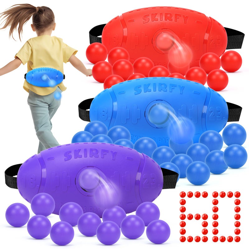 Skirfy 3 Pack Valentines Shaking Swing Balls Set for Kids Adults Outdoors Indoors Birthday Games Toy with 60 Balls Carnival Bachelorette Party Games for Boys and Girls Lawn Minute to Win It for Kid - Image 2