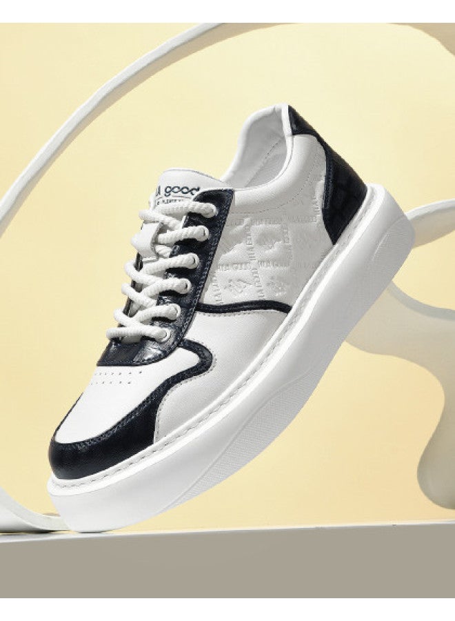 HLA Men's Casual Sneakers, Classic And Trendy Versatile Embossed Design Men's Casual Shoes, Sneakers For Men - Image 1