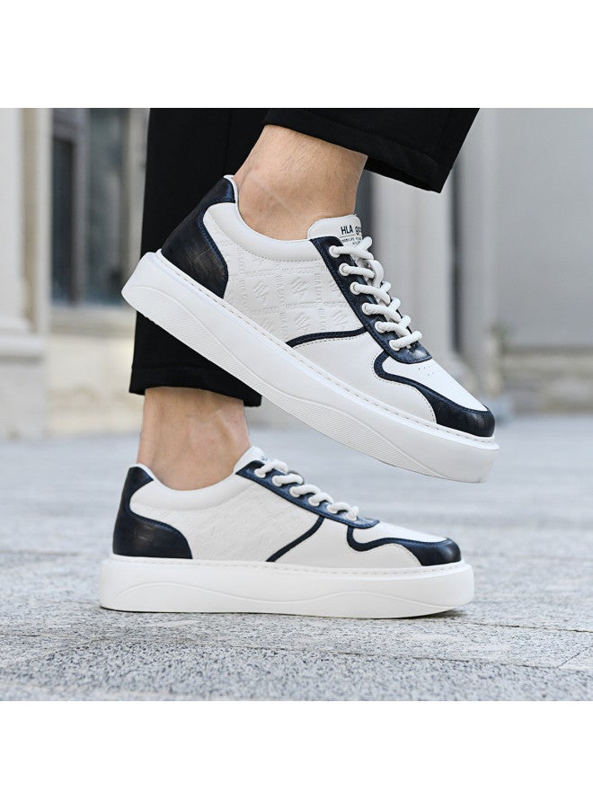 HLA Men's Casual Sneakers, Classic And Trendy Versatile Embossed Design Men's Casual Shoes, Sneakers For Men - Image 4