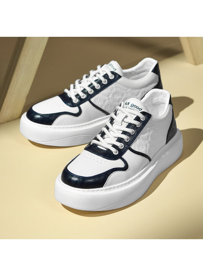 HLA Men's Casual Sneakers, Classic And Trendy Versatile Embossed Design Men's Casual Shoes, Sneakers For Men - Image 3