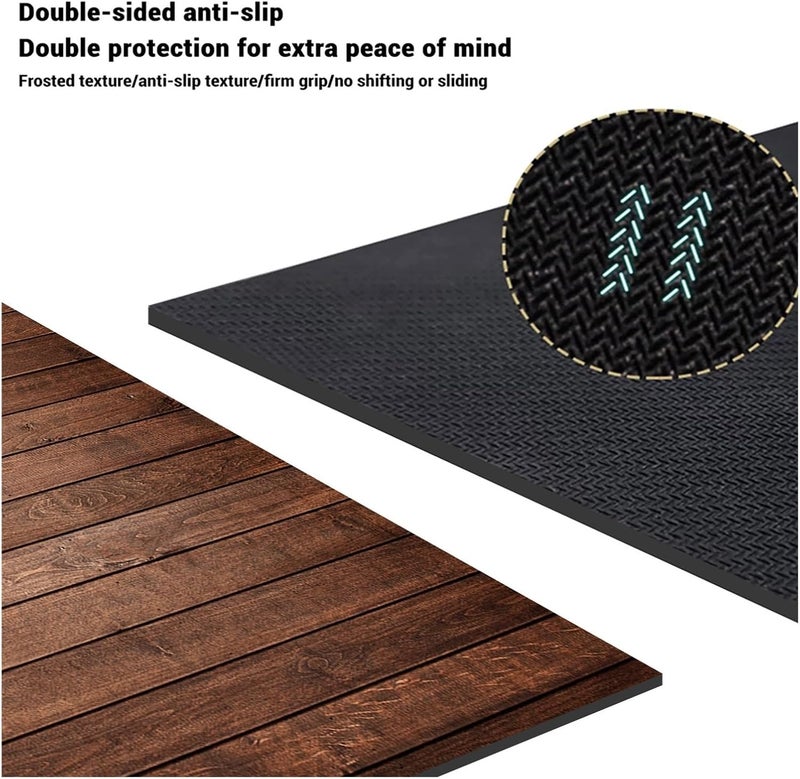 Vintage Bathroom Bath Mat Absorbent Non Slip Foot Mats Quick Dry Entrance Doormat Shower Floor Pad Toilet Carpet Washable(C,40cmx60cm) - Image 3