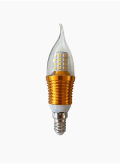 Target 9W E14 LED Light Candle Bulbs Gold 13cm  - Image 1