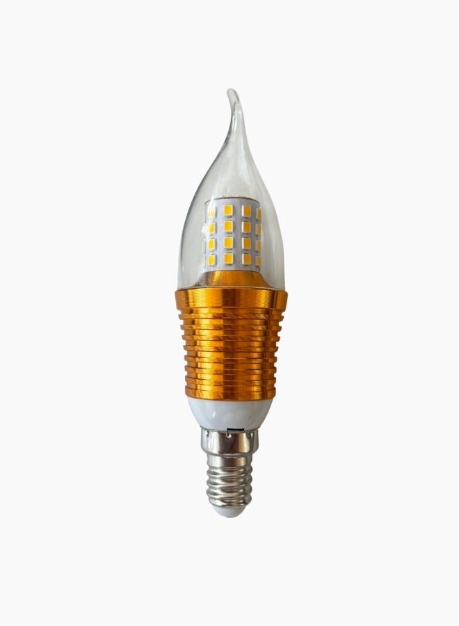 تارجت لمبات شموع LED E14 9 وات ذهبي 13 سم - Image 1