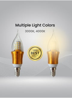 Target 9W E14 LED Light Candle Bulbs Gold 13cm  - Image 3