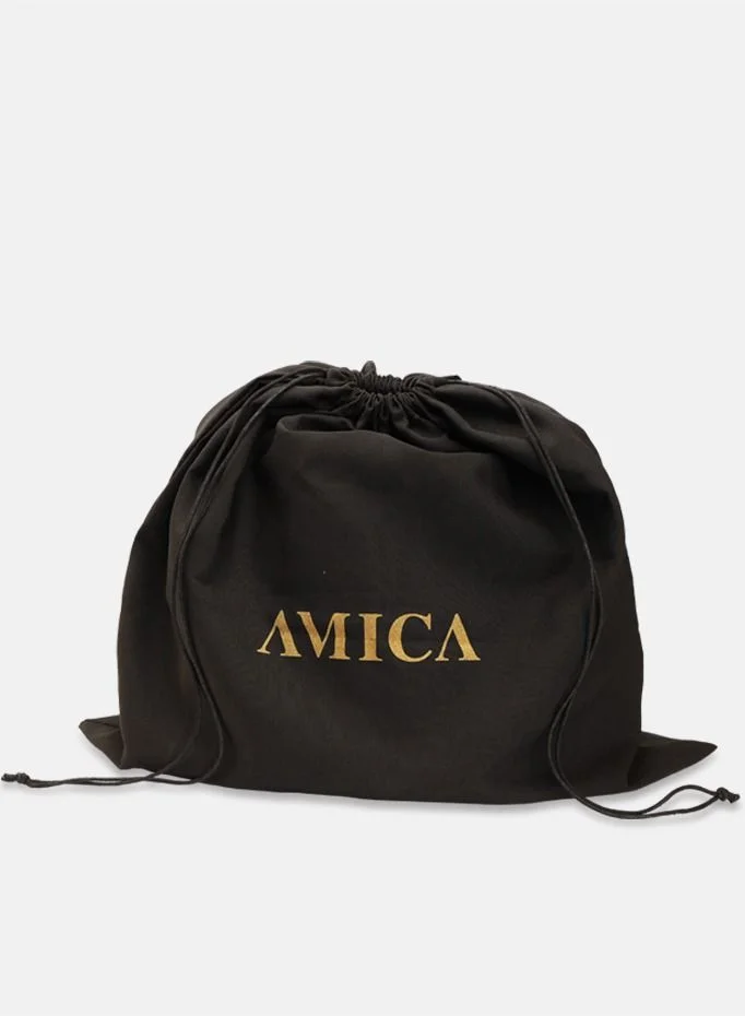 AMICA Gia Women Mini Barrel Crossbody Shoulder Handbag with Adjustable Strap