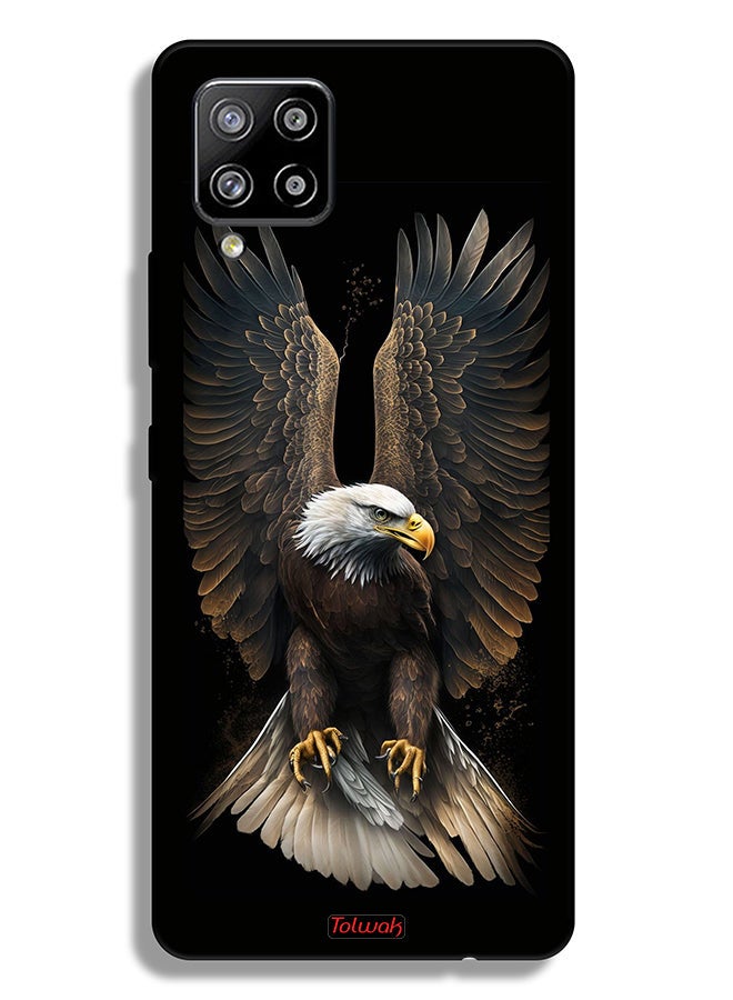 Tolwak Samsung Galaxy M42 5G Protective Case Cover Eagle Spread Wings - Image 1
