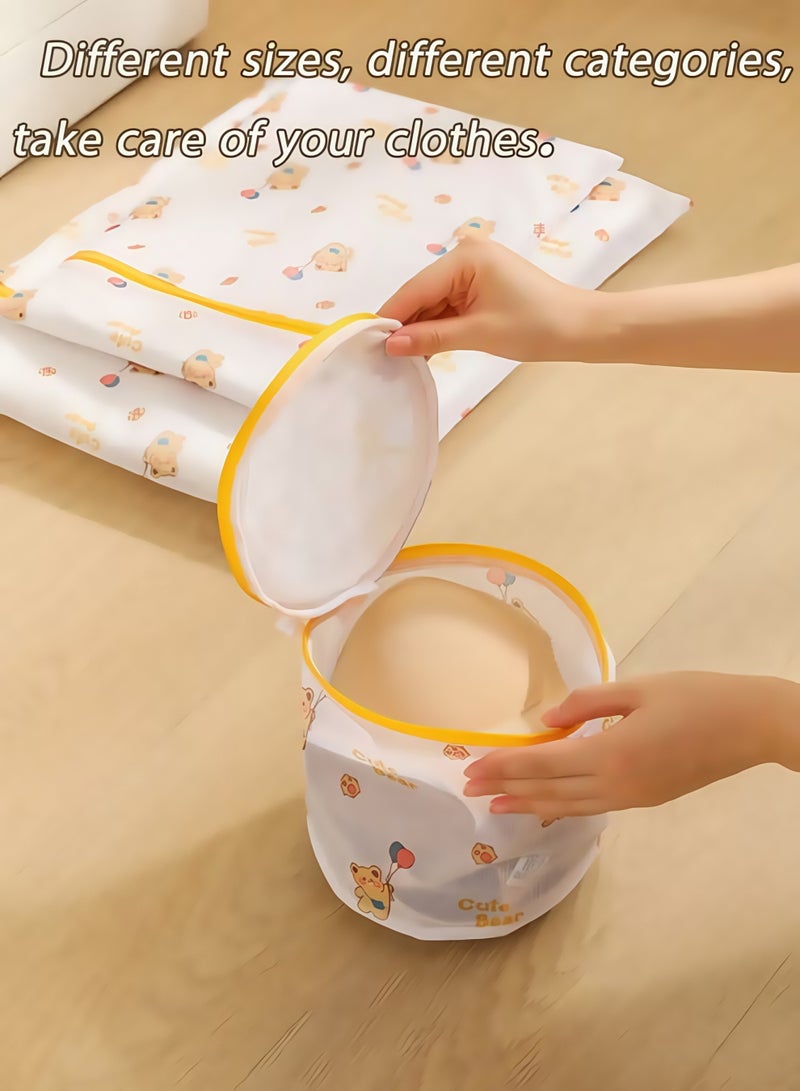 6PCS Mesh Laundry Bags, Reusable Portable Mesh Laundry Bag with Premium Zipper, Laundry Bags Mesh Wash Bags for Travel Organizing, Delicate Laundry Bag With Premium - Image 4