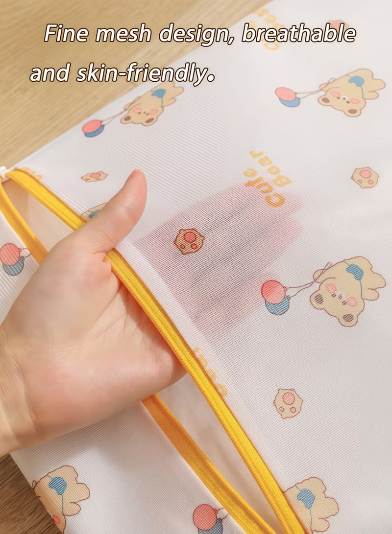 6PCS Mesh Laundry Bags, Reusable Portable Mesh Laundry Bag with Premium Zipper, Laundry Bags Mesh Wash Bags for Travel Organizing, Delicate Laundry Bag With Premium - Image 5