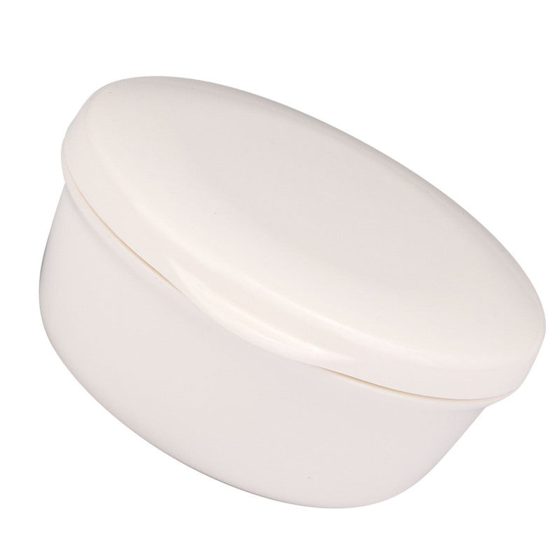 Portable Soap Dish: Compact Round Plastic Soap Holder - Sealed Cover Hygienic Draining Plate for Travel Bathroom Kitchen - Image 2