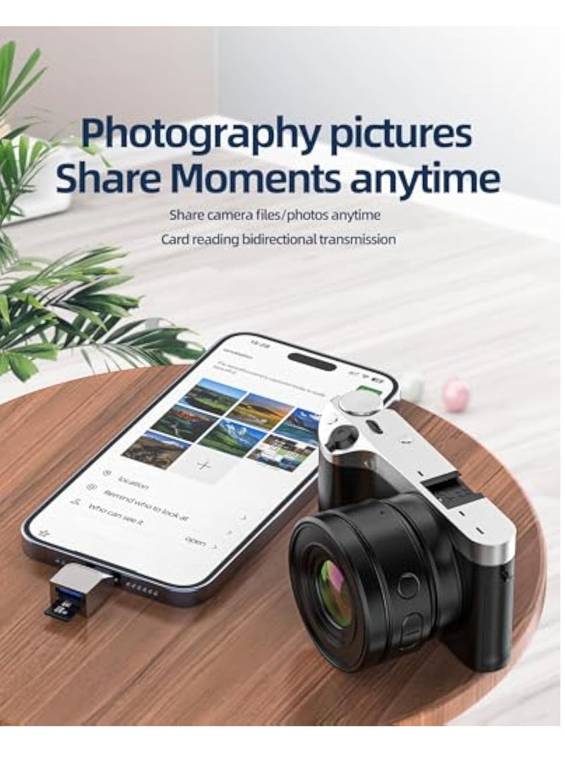 KASTWAVE USB C to OTG TF Adapter, Type C USB Micro SD Memory Card Reader, Multiport Thunderbolt Docking Station, SD Card Reader, Dongle Flash Drive for Apple iPhone 15 Pro Max MacBook iPad Air4 - Image 4