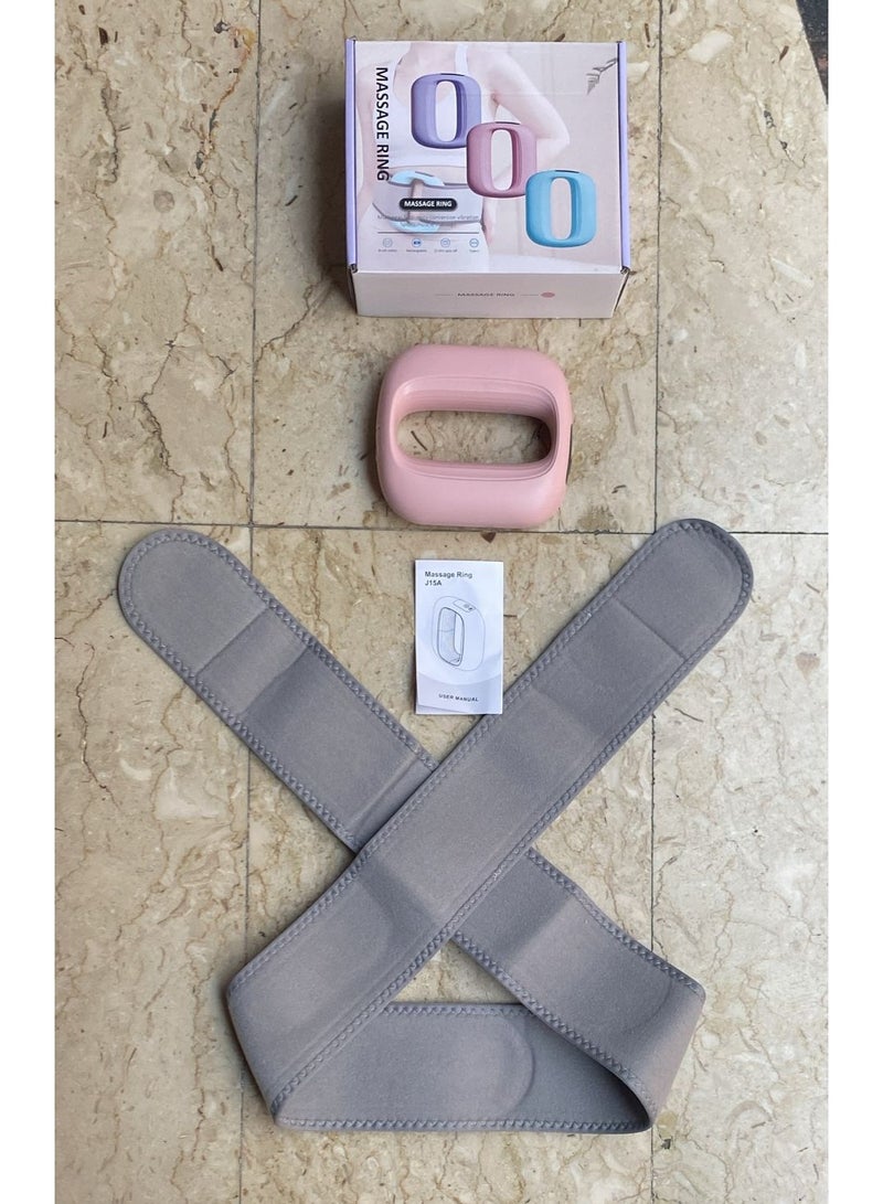 DubaiGallery جهاز تدليك البطن حزام لاسلكي متعدد الوظائف جهاز العلاج الطبيعي المنزلي ضغط ساخن محمول جهاز تدليك البطن التلقائي - Image 4