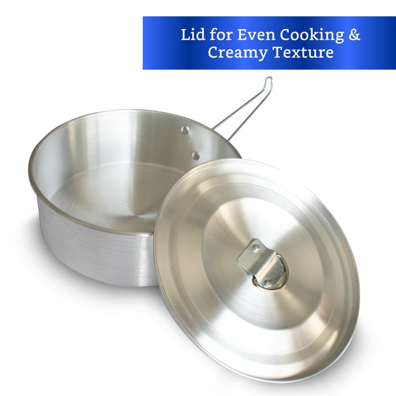 GLOBE ROCKET Flan Mold with Lid - Large (9.3 x 3.2 in) - Authentic Mexican Flan Pan - Flan Molds for Baking with Water Bath - Molde para Flan - Flaneras Moldes con Tapa BaÃ±o Maria - Image 3