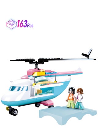 163pcs Medical Helicopter Model Set Building Blocks Creative Diy Simulation Collection Building Assembly Toys Children'S Gift - pzsku/ZF4CAB57B8BE3F91259B3Z/45/1749459901/6f3663fb-1dce-46f7-91ff-74c7feb2e792