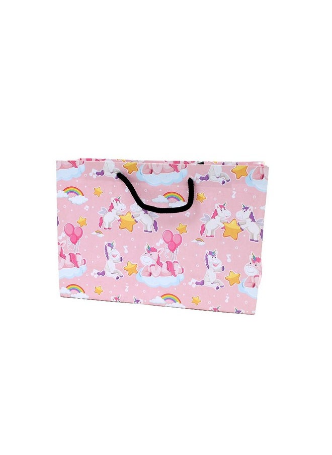 Skywalk Gift Bags - Small Paper Bags For Return Gifts - Party Favor Goodie Bags, Small Carry Bags Size 10X4X7 Inches For Gifting, Paper Gift Covers- Paper Bags (Pack Of 5,Unicorn) 