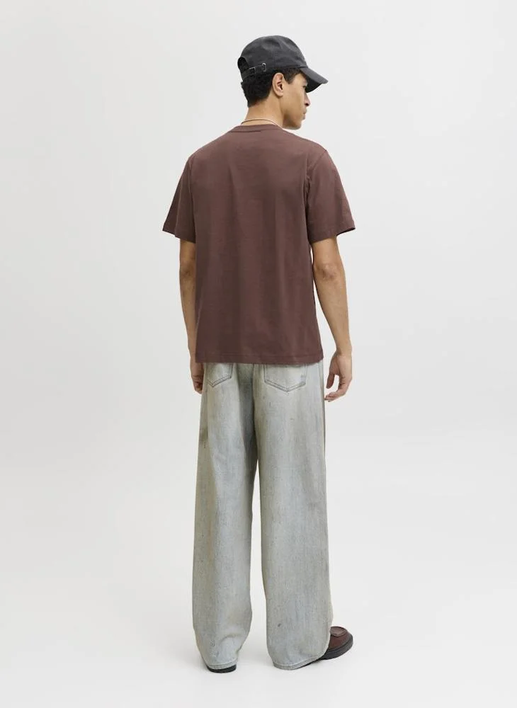 JACK & JONES Logo Regular Fit Crew Neck T-Shirt