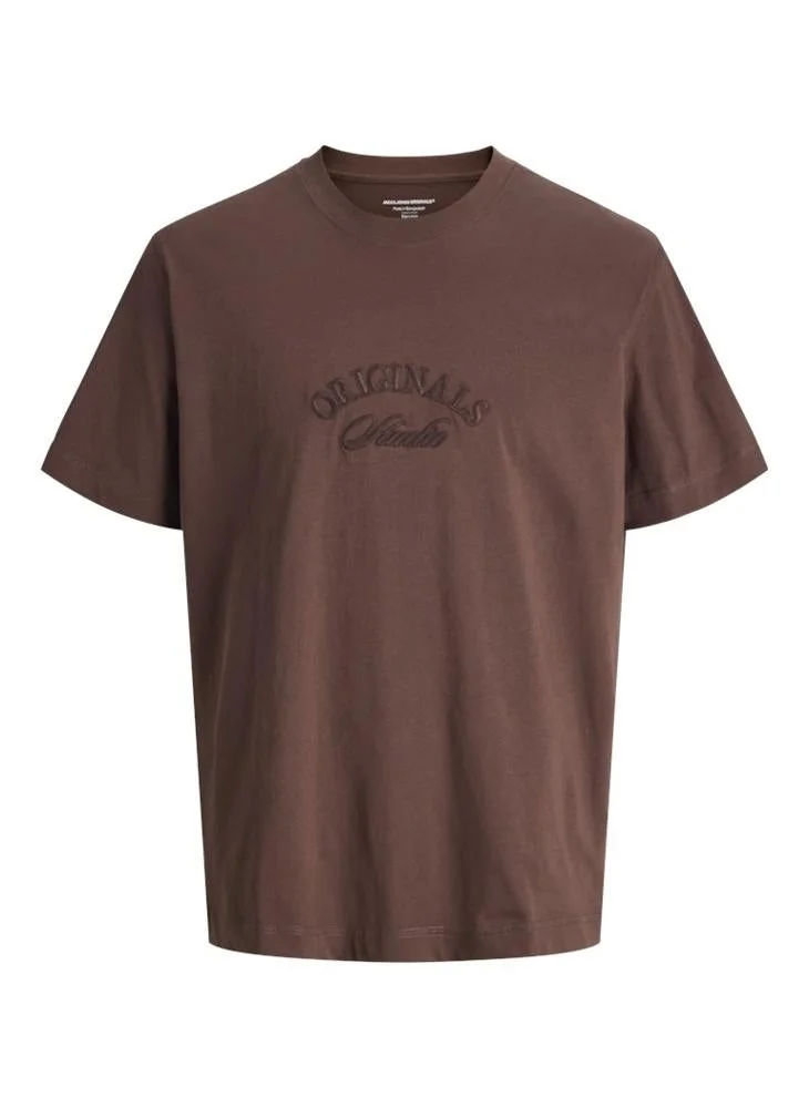 JACK & JONES Logo Regular Fit Crew Neck T-Shirt