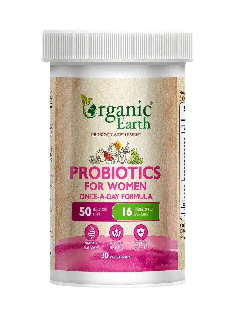 Organic Earth Organic Earth Women’s Probiotics – 30 Capsules  - Image 2