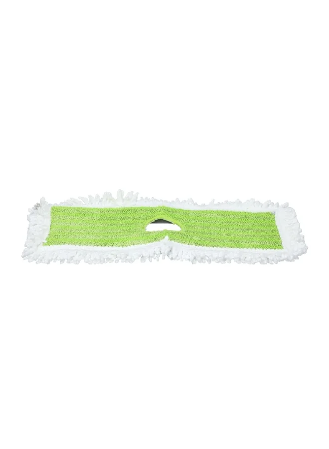 HoneyBee Rectangular Replacement Flat Mop Head Green and White 3.8 x 21.2 x 21.8 cm 200D.288F