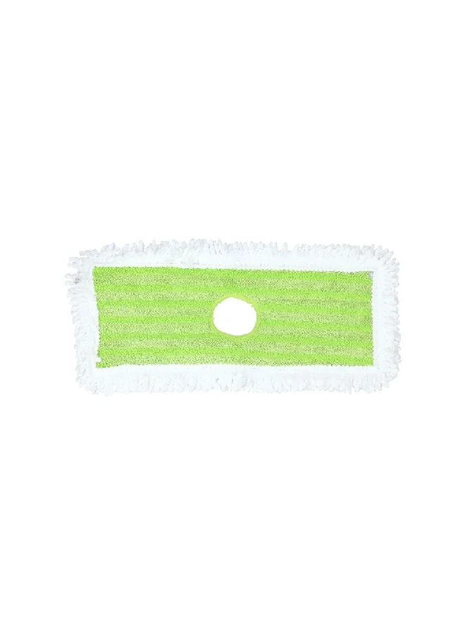 HoneyBee Rectangular Replacement Flat Mop Head Green and White 3.8 x 21.2 x 21.8 cm 200D.288F