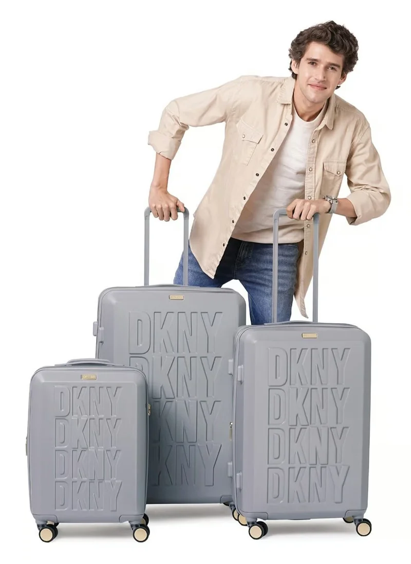 DKNY ECHO Hardside Luggage on Wheels for Unisex | Ultra Lightweight ABS on with Spinner Wheels 4 Color CHISELED