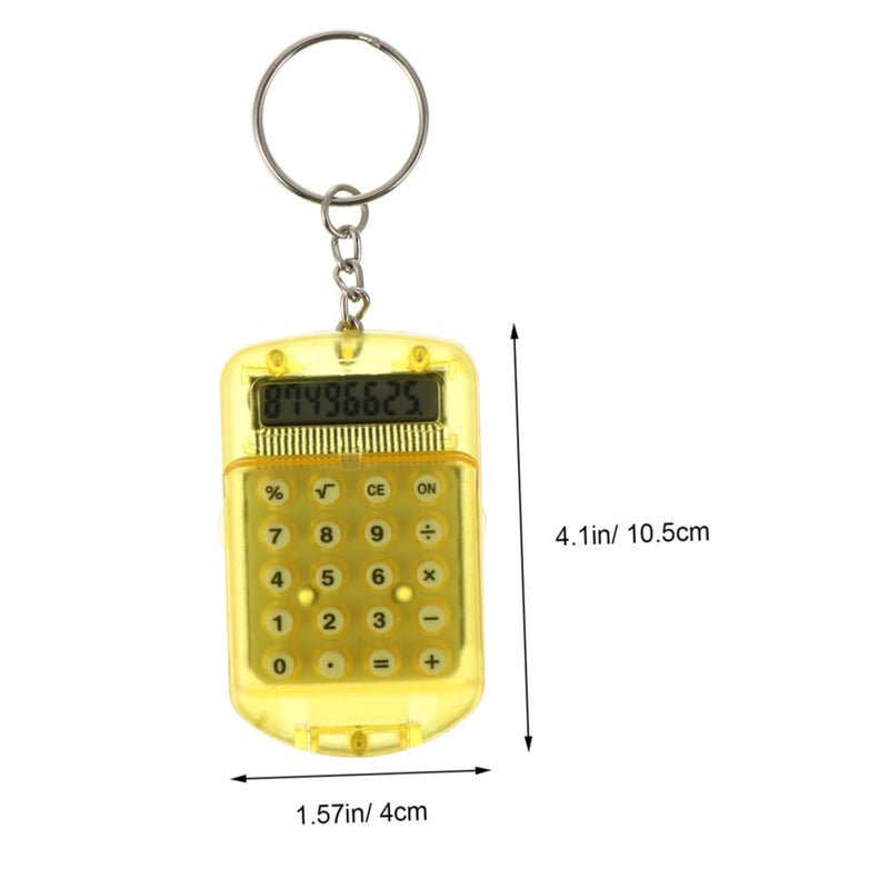 4pcs Purple Calculators for Students Portable Lightweight Compact Design School Supplies - Image 3