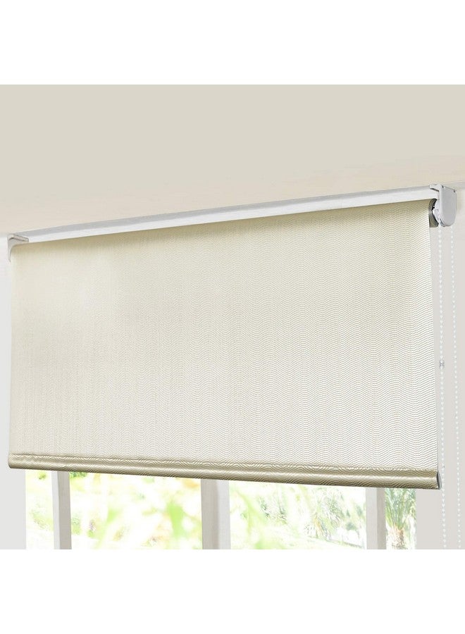 Deco Window 100% Blackout Roller Blinds for Windows (53 Inch W X 84 Inch H, Champagne) Sun, UV Protection & Glare Resistant for Home & Office - Image 4