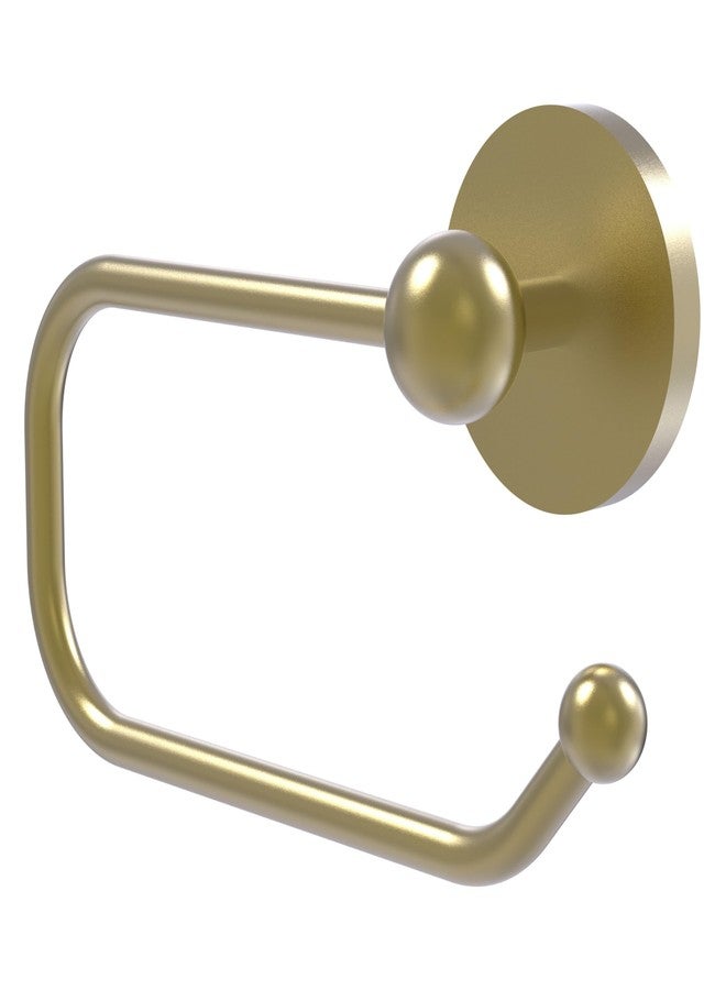 Allied Brass 1024E-SBR Skyline Collection Euro Style Tissue Toilet Paper Holder, Satin Brass