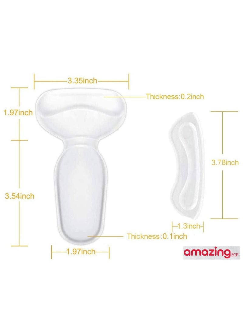 amazing.EGP Silicone Padded Heel Protectors Slip Resistant Heel Protectors, Suitable for Extra Large Shoes, Improved Shoe Inserts for Comfort (Silicone) - Image 2