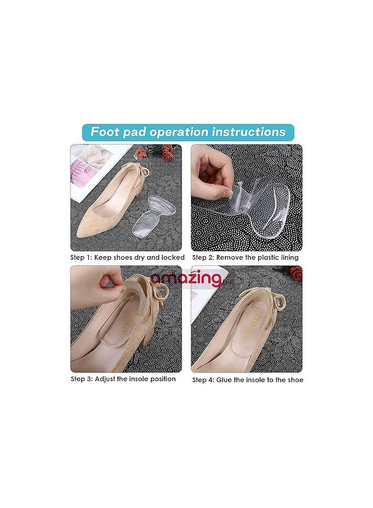 amazing.EGP Silicone Padded Heel Protectors Slip Resistant Heel Protectors, Suitable for Extra Large Shoes, Improved Shoe Inserts for Comfort (Silicone) - Image 4