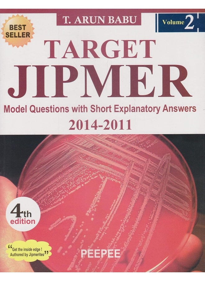 Target Jipmer Model Questions with Short Explanatory Answers 2014-2011  - Image 2