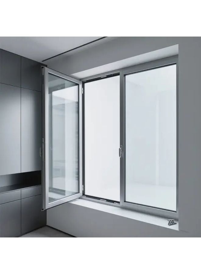 Black No Drill Sliding Door Lock Window Security Brake System Anti Slip Track - Image 5