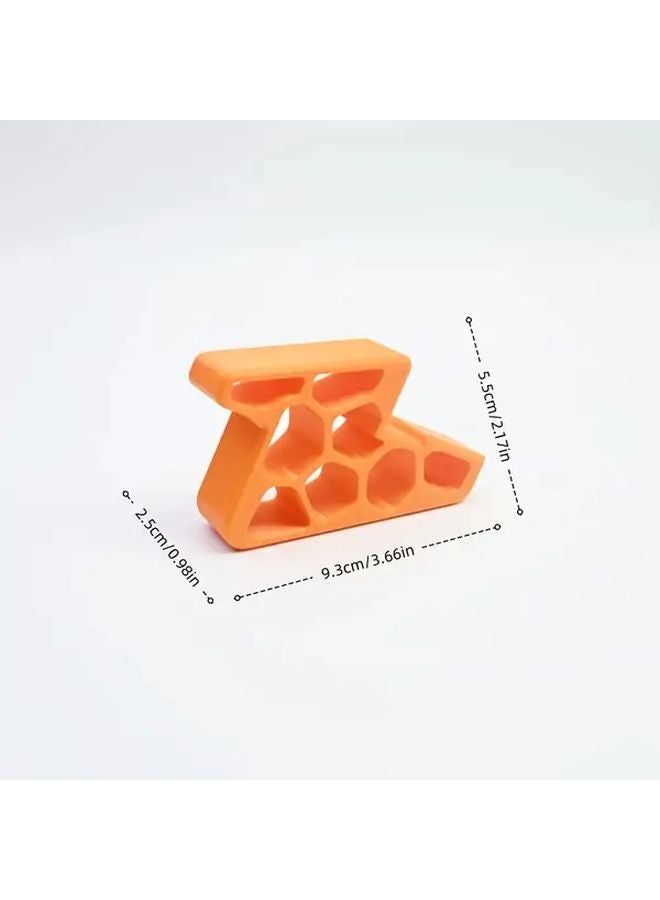 Black No Drill Sliding Door Lock Window Security Brake System Anti Slip Track - Image 4