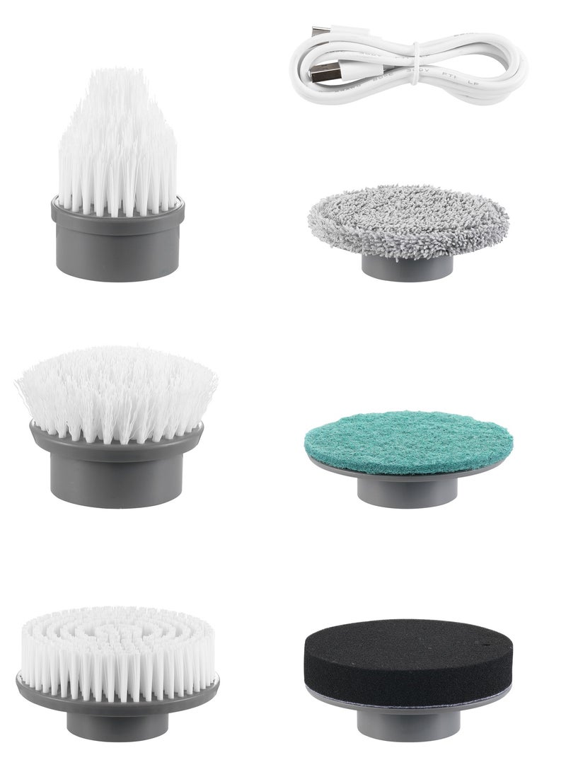 REBUNE Multi-purpose electric cleaning brush with a 2600mAh lithium battery.  - Image 2