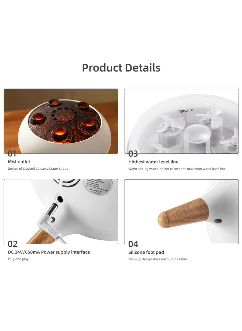 Aromatherapy Diffuser, Essential Oil Diffuser with Music Beats, Air Humidifier with LED Light and Remote Control, Timed Ultrasonic Cool Mist Aroma Diffuser for Home Office