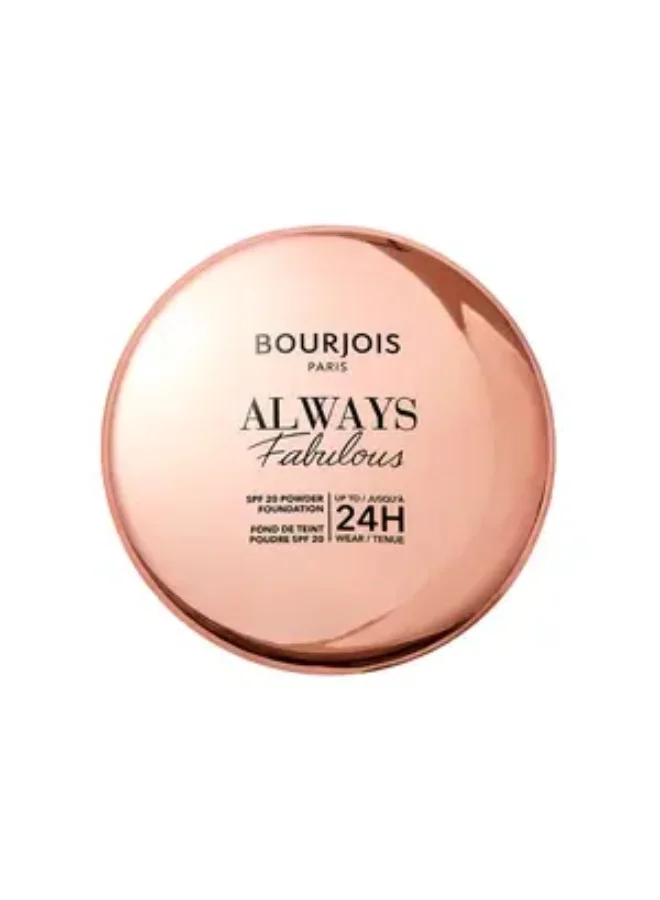 BOURJOIS PARIS Always Fabulous Powder Foundation - 100 - Rose Ivory, 7G