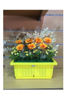 Generic Artificial plastic sunflower flower pot for decoration  - Image 1