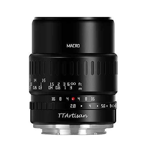 TTArtisan 40mm F2.8 Macro Lens APS-C 1:1 Magnification Macro Lens Manual Focus Prime Fixed Focus Lens for Fuji X-Mount Camera X-A1, X-A10, X-A2, X-A3, X-A5, X-A7, X-M1, X-M2, X-H1,X-T1 - Image 1